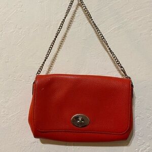 Coach Red Leather Shoulder Bag – Project Bag